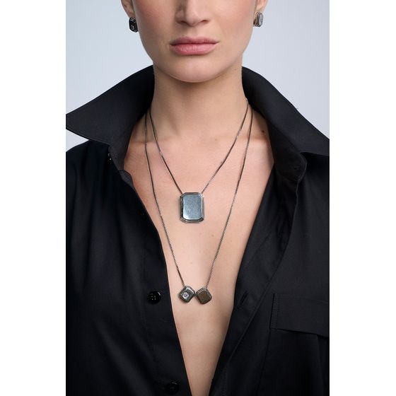 Escapulario Ponto Collab Renata Correa Prata Boho